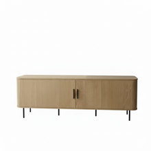 Load image into Gallery viewer, Florence 2 Door Entertainment Unit Oak
