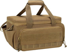 Load image into Gallery viewer, Tool Bag Organizer with Multiple Pockets, Wear-resistant Storage Bag with Anti-slip Bottom for Carpenters and DIY Enthusiasts, Brown, 14 Inch
