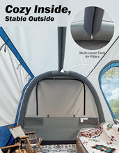 Load image into Gallery viewer, Inflatable SUV Tent with Pump 2.0, 30% More Space, Easy Set-up Car Tent for 6 Person Family Camping, Dual-Use for SUV or Ground Camping with 2 Awnings, Double Door, Fit for SUV Car Van
