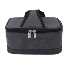 Load image into Gallery viewer, Portable Electric Lunch Box Food Heater USB Constant Heating Insulation Bag Heated Lunch Box Bag Light Gray
