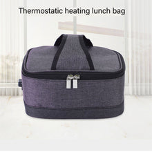 Load image into Gallery viewer, Portable Electric Lunch Box Food Heater USB Constant Heating Insulation Bag Heated Lunch Box Bag Light Gray
