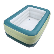 Load image into Gallery viewer, Inflatable Pool for Kids and Adults PVC Thickened 3 Layer Above Ground Blow Up Swimming Pool for Summer Water Party Backyard Garden Lawn 184L
