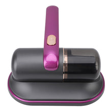 Load image into Gallery viewer, Bed Vacuum Cleaner Purple Handheld Cordless High Efficiency 2 Speeds Suction Power Mattress Vacuum Cleaner with 185ml Detachable Dust Cup
