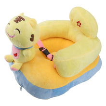 Load image into Gallery viewer, Baby Support Sofa Adjustable Angle Stable Electric Infant Sit Up Chair Floor Seat Plush Lounger for Household Tiger
