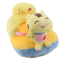 Load image into Gallery viewer, Baby Support Sofa Adjustable Angle Stable Electric Infant Sit Up Chair Floor Seat Plush Lounger for Household Tiger
