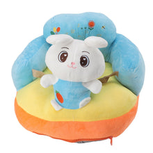 Load image into Gallery viewer, Baby Support Sofa Adjustable Angle Stable Electric Infant Sit Up Chair Floor Seat Plush Lounger for Household Rabbit
