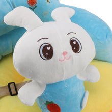 Load image into Gallery viewer, Baby Support Sofa Adjustable Angle Stable Electric Infant Sit Up Chair Floor Seat Plush Lounger for Household Rabbit
