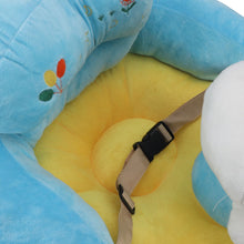 Load image into Gallery viewer, Baby Support Sofa Adjustable Angle Stable Electric Infant Sit Up Chair Floor Seat Plush Lounger for Household Rabbit
