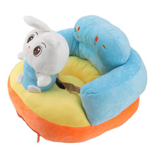 Load image into Gallery viewer, Baby Support Sofa Adjustable Angle Stable Electric Infant Sit Up Chair Floor Seat Plush Lounger for Household Rabbit
