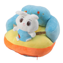 Load image into Gallery viewer, Baby Support Sofa Adjustable Angle Stable Electric Infant Sit Up Chair Floor Seat Plush Lounger for Household Rabbit
