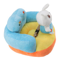 Load image into Gallery viewer, Baby Support Sofa Adjustable Angle Stable Electric Infant Sit Up Chair Floor Seat Plush Lounger for Household Rabbit
