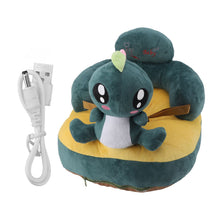 Load image into Gallery viewer, Baby Support Sofa Adjustable Angle Stable Electric Infant Sit Up Chair Floor Seat Plush Lounger for Household Dragon

