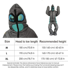 Load image into Gallery viewer, Wearable Alien Sleeping Bag for Camping Travel Hiking and Outdoor Use - XL
