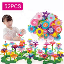 Load image into Gallery viewer, Toys Gifts for 2 3 4 5 Year Old Girl, 52 PCS Flower Garden Building Toys, Toddler Girl Toys 2-3, Christmas Toys Gifts for Kids Girls Age 2-4 3-5
