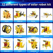Load image into Gallery viewer, STEM Projects for Kids Ages 8-12,Solar Robot Science Building Kits,Birthday Gifts for 8 9 10 11 12-16 Year Old Boys Girls Teens,Robotics Powered by Sun or Battery(Not Include).
