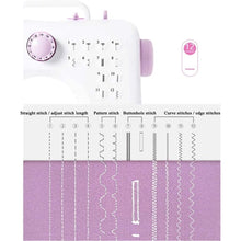 Load image into Gallery viewer, Portable Sewing Machine,Mini Sewing Machine Handheld Electric Sewing Machines 12 Stitches for Beginners Kids
