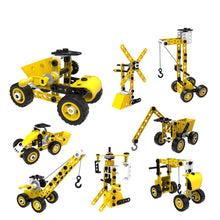 Load image into Gallery viewer, Robot Building Kit 8 in 1 Engineering 100 Piece Magnetic for Boys 6-12
