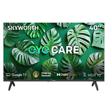 Load image into Gallery viewer, SKYWORTH 40" E5500H EyeCare Smart Google TV, 1080P FHD, HDR10 HLG, Find-My Remote, AI Picture Processing, Dolby Audio, Screen Casting, Bezel Less Design, Voice Control
