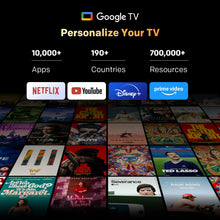 Load image into Gallery viewer, SKYWORTH 40" E5500H EyeCare Smart Google TV, 1080P FHD, HDR10 HLG, Find-My Remote, AI Picture Processing, Dolby Audio, Screen Casting, Bezel Less Design, Voice Control
