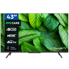 Load image into Gallery viewer, SKYWORTH G3F 43" 4K UHD Smart Google TV with HDR 10,Voice Control,Screen Cast,HDMI 2.1,MEMC, AI Engine,Eye Care featrues,Low Blue Light,DBX-tv Audio,Text Scaling,Smart Features,Energy-Saving

