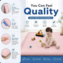 Load image into Gallery viewer, CARLA HOME Baby Play Mat 200x300cm, Thick Foam Crawling Mat, Infants, Pink
