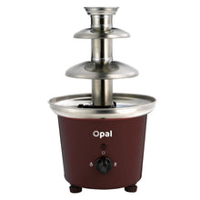 Load image into Gallery viewer, 3-Tier Electric Chocolate Fondue Fountain Stainless Steel 0.9L
