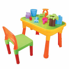 Load image into Gallery viewer, Children's 2-in-1 Sand &amp; Water Table, Includes 18 Play Accessories
