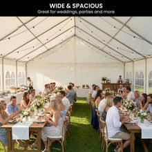 Load image into Gallery viewer, 6x12m Outdoor Event Marquee Gazebo Party Wedding Tent - White
