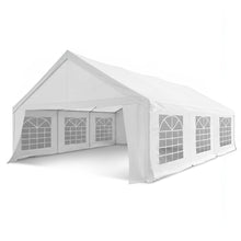Load image into Gallery viewer, 6x6m Outdoor Event Marquee Gazebo Party Wedding Tent - White
