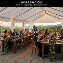 Load image into Gallery viewer, 6x6m Outdoor Event Marquee Gazebo Party Wedding Tent - White
