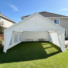 Load image into Gallery viewer, 6x6m Outdoor Event Marquee Gazebo Party Wedding Tent - White
