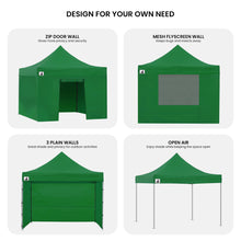 Load image into Gallery viewer, Gazebo Tent Marquee 3x3 Popup Outdoor - Green
