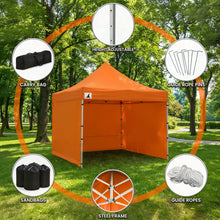 Load image into Gallery viewer, Gazebo Tent Marquee 3x3 PopUp Outdoor  - Orange
