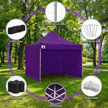 Load image into Gallery viewer, Gazebo Tent Marquee 3x3 PopUp Outdoor Purple
