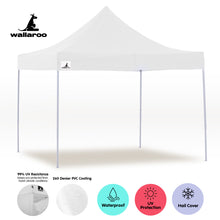Load image into Gallery viewer, Gazebo Tent Marquee 3x3 PopUp Outdoor Wallaroo White
