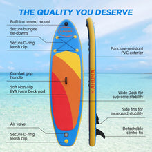 Load image into Gallery viewer, Kahuna Hana 10FT Inflatable Stand Up Paddle Board Set - Non-Slip iSUP Paddleboard with Backpack Paddle Pump Leash
