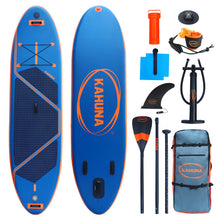 Load image into Gallery viewer, Kahuna Kai 10.6ft Inflatable Stand Up Paddle Board Set All-Around iSUP with Adjustable Paddle Pump Backpack Leash
