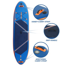 Load image into Gallery viewer, Kahuna Kai 10.6ft Inflatable Stand Up Paddle Board Set All-Around iSUP with Adjustable Paddle Pump Backpack Leash
