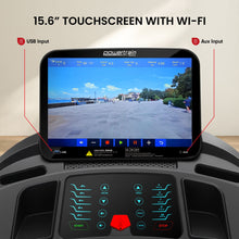 Load image into Gallery viewer, Powertrain V1100 Treadmill Electric Exercise Machine 15.6 Wifi TFT Touch Screen Home Gym Cardio Running Fitness
