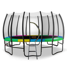 Load image into Gallery viewer, Kahuna Twister 12ft Springless Trampoline Outdoor Mat Pad Net Ladder with Basketball Set
