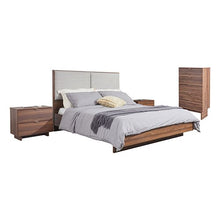 Load image into Gallery viewer, 4 Pcs King Bedroom Suite with Tallboy in Fabric LED Light
