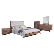 Load image into Gallery viewer, 5 Pcs King Bedroom Suite in Fabric LED Light
