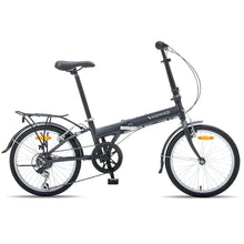 Load image into Gallery viewer, Progear Bikes Nomad Folding Bike 20" in Grey
