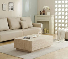 Load image into Gallery viewer, Sonia Coffee Table - Travertine Look
