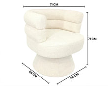 Load image into Gallery viewer, Elliot Swivel Chair - White
