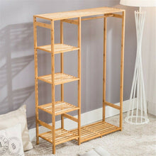 Load image into Gallery viewer, Open Wardrobe Clothes Rail Rack Hanging Garment Heavy Duty Organizer Coat Shelf
