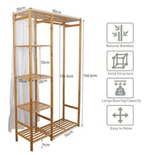 Load image into Gallery viewer, Open Wardrobe Clothes Rail Rack Hanging Garment Heavy Duty Organizer Coat Shelf

