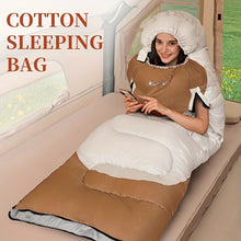 Load image into Gallery viewer, Extra Wide Mummy Sleeping Bag - 3 Season Warm &amp; Cold Weather, Waterproof, Lightweight (with Compression Sack)
