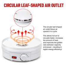 Load image into Gallery viewer, White 5 Tier Large Capacity Food Dehydrator and Healthy Snack Maker - Electric Fruit Vegetable Meat Jerky Dryer with 35-70℃ Adjustable Temp and All Round Hot Air Fast Dehydration

