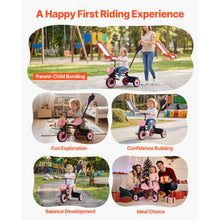 Load image into Gallery viewer, Toddler Tricycle &amp; Stroller for 18 Months to 5 Year Old, Kids Trike with Parent Push Handle, Adjustable Seat &amp; Storage for Outdoor Play, Tricycle for Toddlers, Birthday Toy for Boys and Girls
